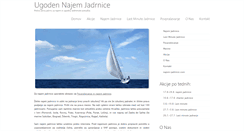 Desktop Screenshot of najemjadrnice.com